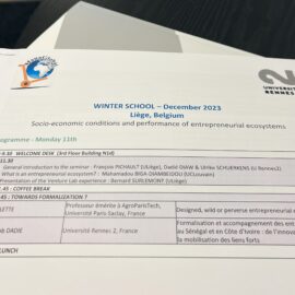 Winter School – 11 et 12 décembre 2023